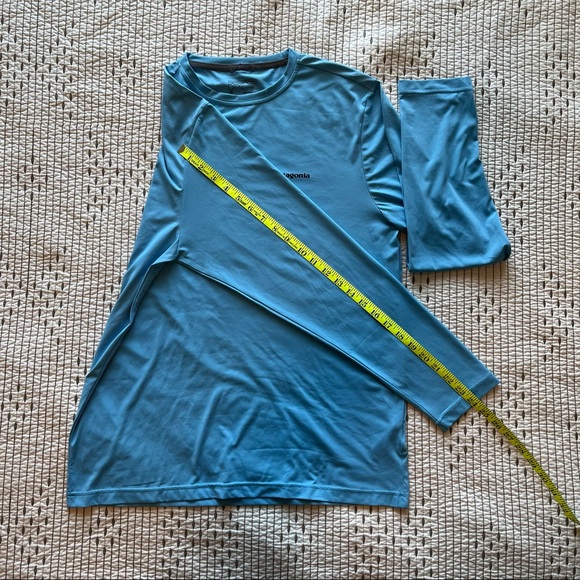 Patagonia Long-Sleeved Capilene Cool Daily Fish Graphic Shirt, Men’s Medium - Picture 5 of 8